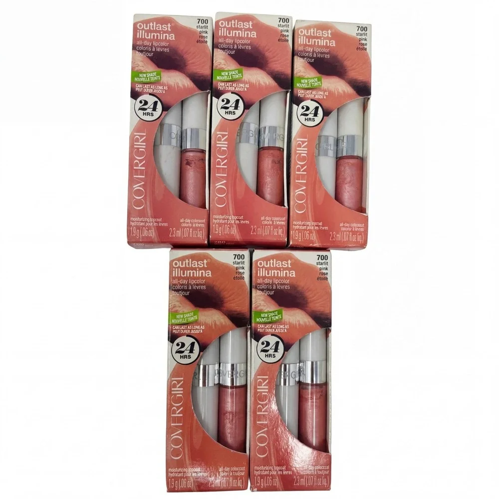 5 - CoverGirl Outlast All-Day Lipcolor Lipstick #700 Starlit Pink New